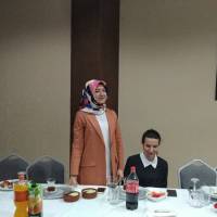 Dr. Ayşe Zeynep Turan, Dr. Hasan Hüseyin Can’a Sivil Toplum Kuruluşlarına gösterdiği ilgi ve destek için teşekkür ederken
