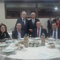 Ön Sıra;  Müjgan- Dr. Alaatin Büyükkaya, Dr. Zülfikar Özkan, Necati Pilavcı Ayaktakiler; Ahsen Okyar, Fevzi Genç