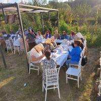 Anma toplantısına katılanlar