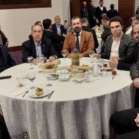 Dr. Alaattin Büyükkaya, Harun Reşit Kocagöz ve iftara katılanlar