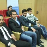 Kocaeli Kent Konseyi Gençlik Meclisi Başkanı A. Bilal Buksu ve arkadaşları