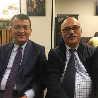 Akça Koca Kültür Platformu Başkanı Hasan Uzunhasanoğlu, Tuğrul Doğan Karagöz