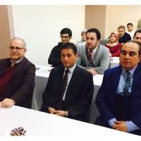 Ahsen Okyar, Prof. Dr. Mehmet Bayrak, Erdoğan Davut ve toplantıya katılanlar