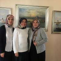 Emine Uzunhasanoğlu, Amatör Ressam Vildan Çağlar, Nursel Okyar