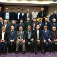 Başiskele Kaymakamı Atila Kantay, Abdullah Köktürk ve toplantıya katılanlar