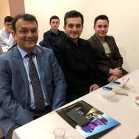 Hasan Uzunhasanoğlu, Uğurcan Öktem, Emre Bursalıoğlu ve toplantıya katılanlar