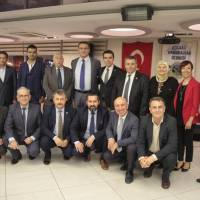 Kandıralılar Derneği yöneticileri Milletvekili Adayları Av. Anıl Acurman ve Sinan Yolcu ile birlikte