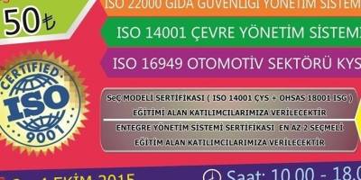 Kalite Yonetim Sistemleri Zirvesi Iso Egitimleri