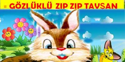 gozluklu zipzip tavsan