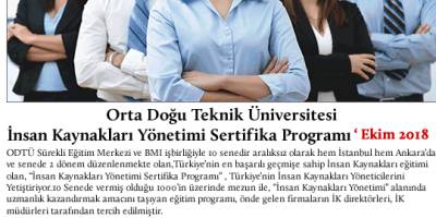 Orta Dogu Teknik Universitesi Insan Kaynaklari Yonetimi Sertifika Programi
