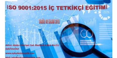 Iso 9001 2015 Kalite Yonetim Sistemi Bilgilendirme Ve Ic Tetkikci Egitimi